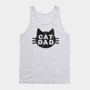 Cat Dad Silhouette \\ Vintage Art Tank Top